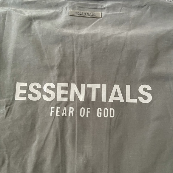 *SOLD* Fear of God Essentials Coaches Black Jacket - Picture 9 of 12